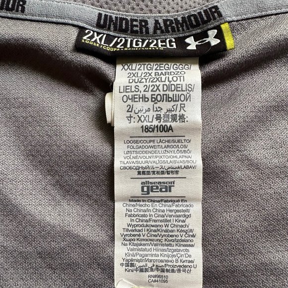 Under Armour Jacket Men's 2XL Full Zip Mock Neck Long Sleeve Sweater - Picture 4 of 14